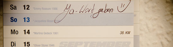 Die Antwort auf die wichtigste Frage bei einer Hochzeit :-) Die Antwort auf die wichtigste Frage bei einer Hochzeit :-)